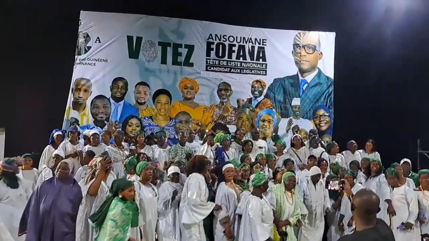 Élections du 31 mai : le RGA entre en campagne avec une forte démonstration de mobilisation à Conakry