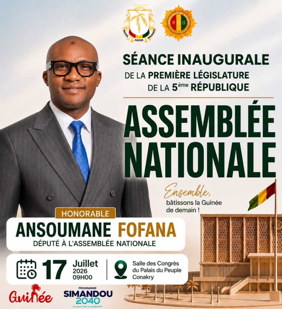Séance inaugurale de la 5ᵉ République : la déclaration de l&rsquo;Honorable Ansoumane Fofana